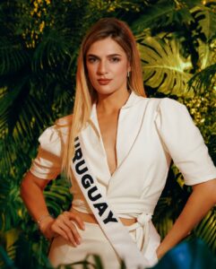 Valeria Baladán Liste representó a Uruguay en Miss Universo 2025